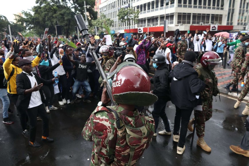 GEN -Z Protests Anti-government Protesters Engage Police in Running Battles in Various Counties