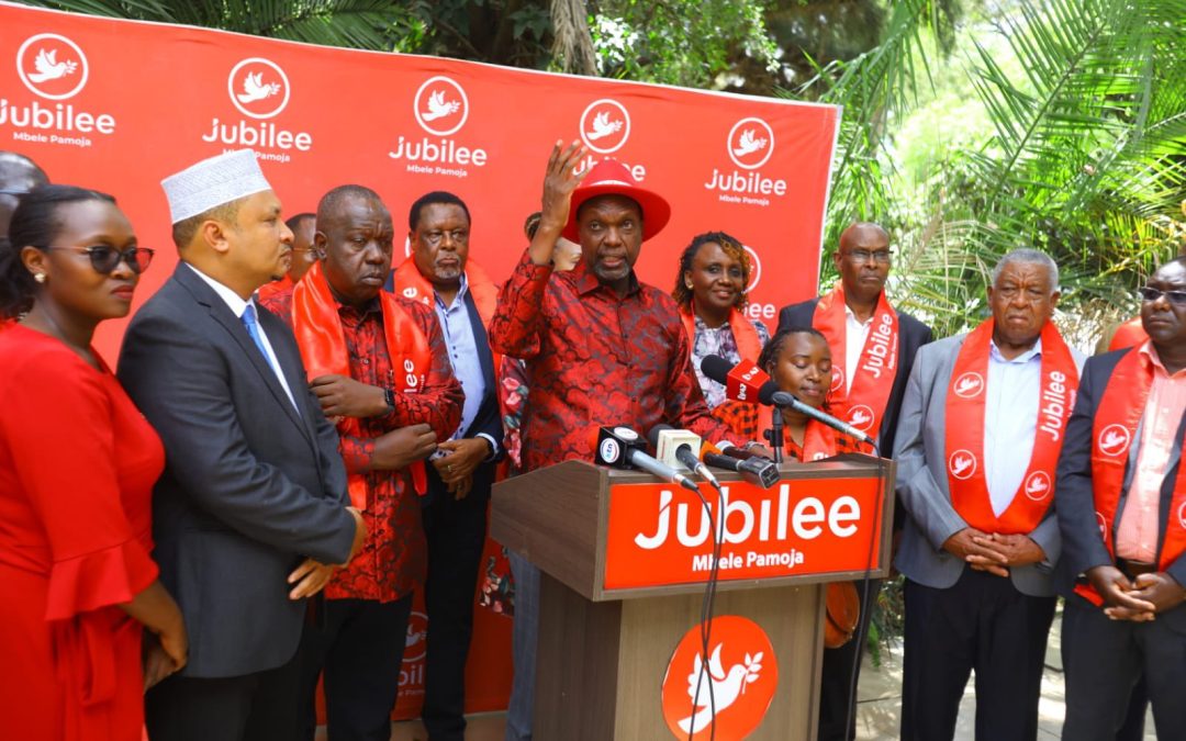 Kioni named new deputy party leader as Jubilee readies for 2027